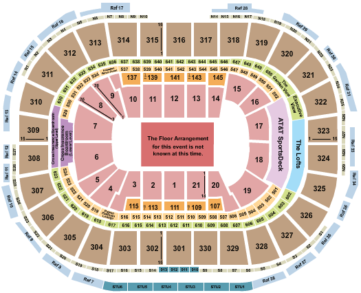 TD Garden WWE Seating Chart
