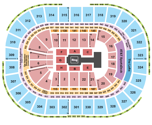 Td Garden Seating Chart